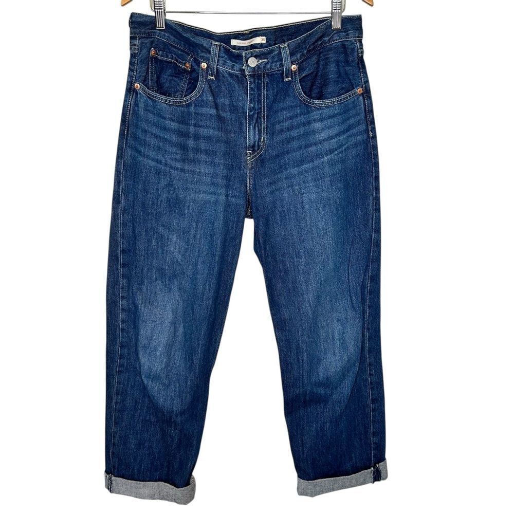 Levi’s low pro Straight-Leg Women’s Jeans in Dark Blue size 30 - Picture 2 of 7